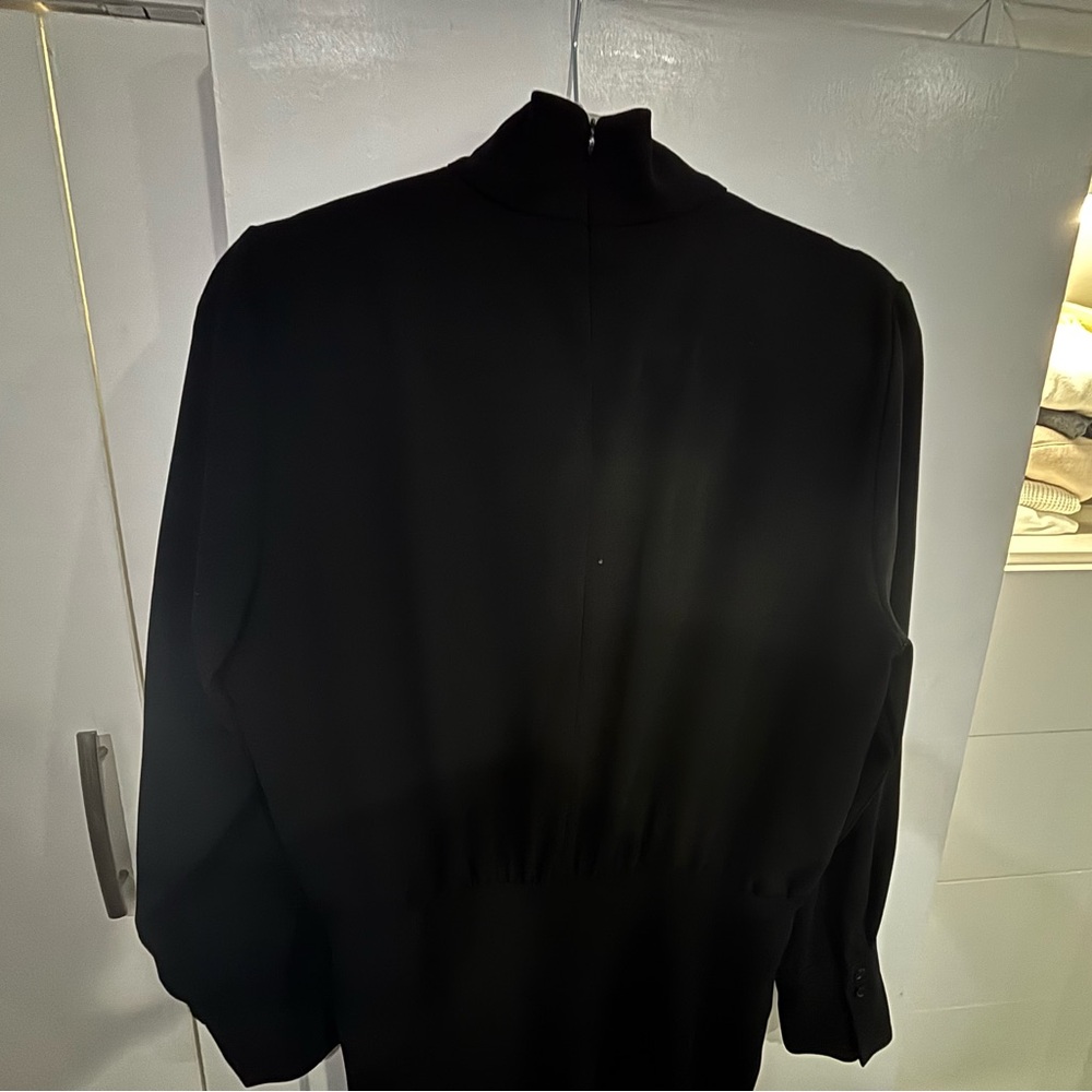 Zara Black Elegant Dress midi